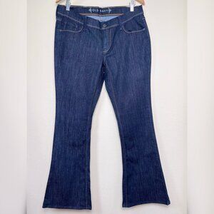 OLD NAVY Bootcut Dark Wash Stretch Denim Jeans Size 14 - 34/31